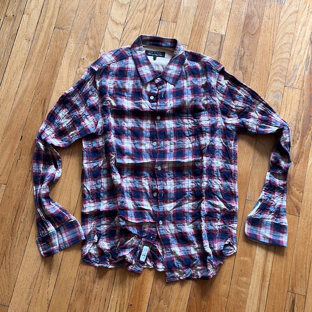 Rag & Bone beach shirt in size L